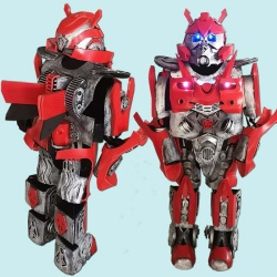 Kids Transformer Bumbebee Red